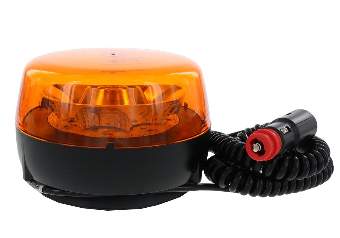 Gyrophare LED ATLAS Magnetique Rotatif ambre - CL3 - no cover
